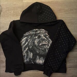 Black Streetwear Fashion Hoodie